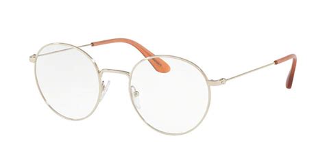 prada pr 64tv zvn 101|Prada PR 64TV ZVN1O1 Eyeglasses in Silver.